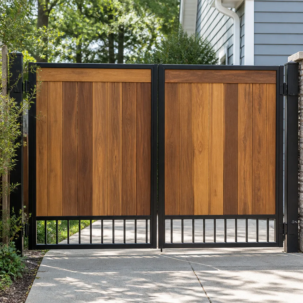 Wood & steel frame